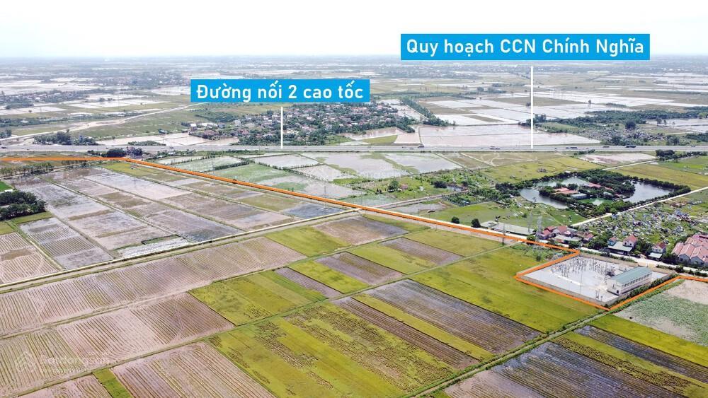 Duy nhất 3.000m² ccn chính nghĩa, hưng yên  vùng kt trọng điểm mb, kết nối 2 tuyến ct trọng điểm