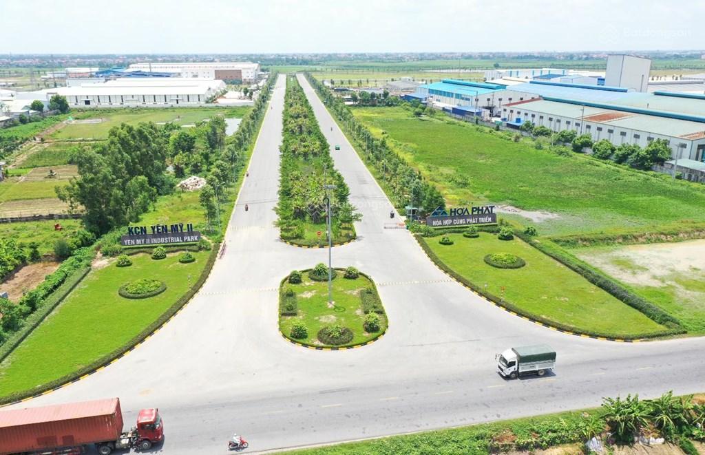 Cdt bán 10.000m² kcn yên mỹ, hưng yên  tt tam giác vàng bắc bộ, nút giao yên mỹ | giá chỉ 3.1tr/m²