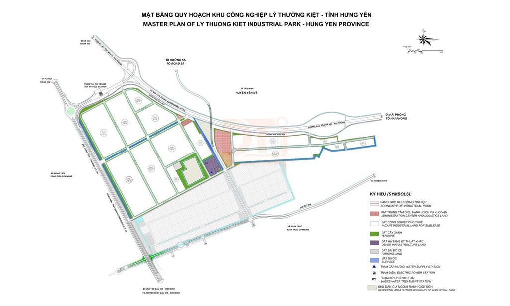 Kcn lý thường kiệt hưng yên dt 5000m², vị trí siêu kết nối tt công nghiệp giáp hai trục ct hn  hp