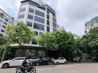 ( chính chủ ) bán toà văn phòng phố trần thái tông  lô góc 3 mặt thoáng  160m  8 tầng  mt 25m