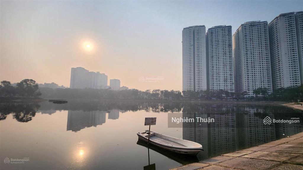 Bán gấp nhà mặt phố nguyễn hữu thọ, mặt hồ linh đàm, 145m2, mt 15m, 6 tầng thang máy, giá tốt