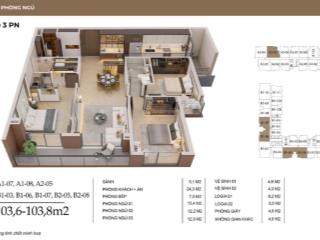 Bán căn hộ 3pn, 2wc, 103m2 tại long biên central, tầng cao ban công đông nam