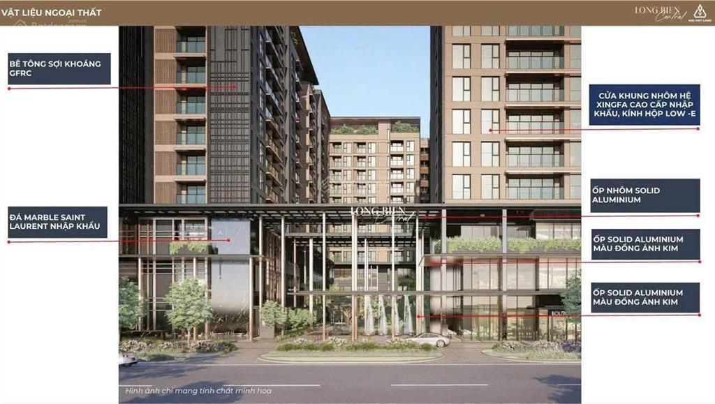 Bán cc long biên central, 103m2, 3pn, ban công đông nam