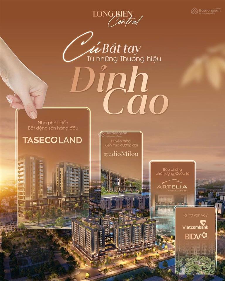 Bán shophouse 336m2 ở long biên central, giá ưu đãi chỉ với 43,5 tỷ vnd