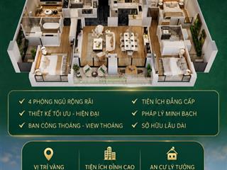 Bán căn 4pn cao cấp long biên view triệu đô