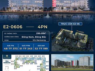 Noble crystal long biên căn hộ e20606 | 4pn giới hạn tại tòa emirates & atlantic