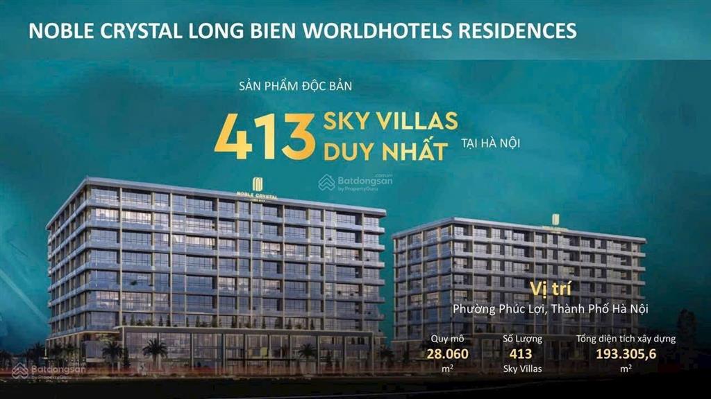 Noble crystal long biên căn hộ e20606 | 4pn giới hạn tại tòa emirates & atlantic