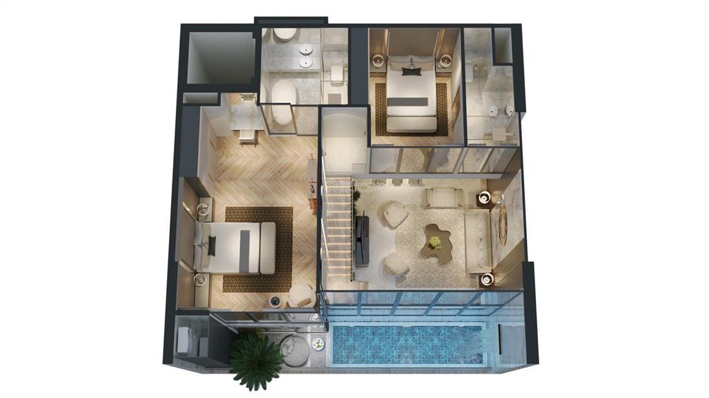Siêu phẩm duplex 164m2 căn e2  ch0602 tại noble crystal long biên, giá 26 tỷ