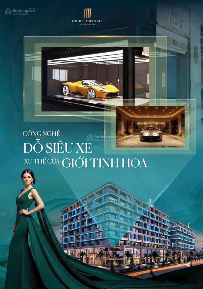 Siêu phẩm duplex 164m2 căn e2  ch0602 tại noble crystal long biên, giá 26 tỷ