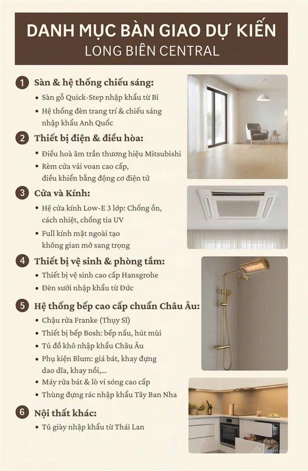 Bán cc 3pn, 2wc tại long biên central, 12 tỷ, 103m2