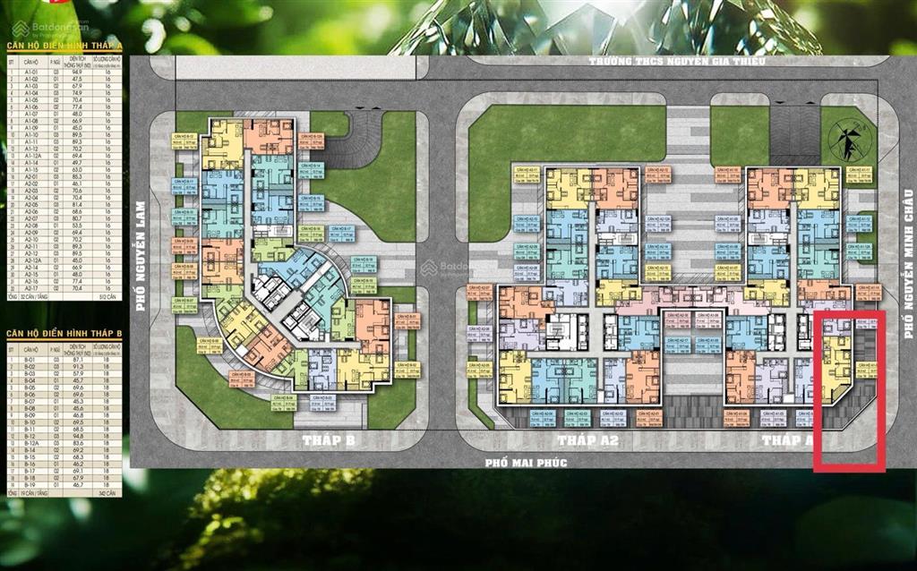 Căn góc a101 94,9m | 3 phòng ngủ  một trong những căn đẹp mặt bằng tòa a1 ruby riverside