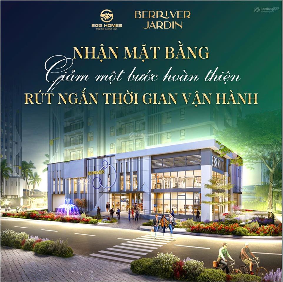 Bán shop tầng 2 berriver jardin  390 nguyễn văn cừ  nhận ngay về kinh doanh