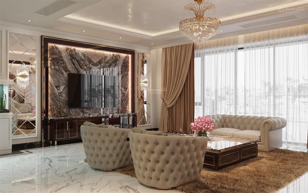 Penthouse 450m2, ban công tiểu cảnh, bể bơi, căn pen duy nhất mở bán tại golden palace mễ trì