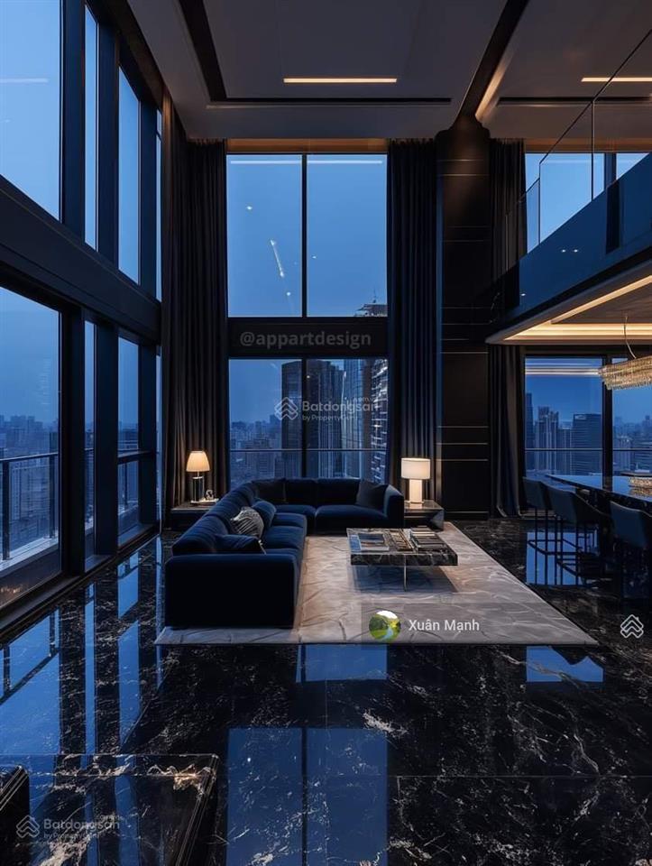 Sky villa 430m2, sân vườn 100m2, cửa đb, ban công tn, 4pn, tại mỹ đình pearl  phú đô, 0962 636 ***