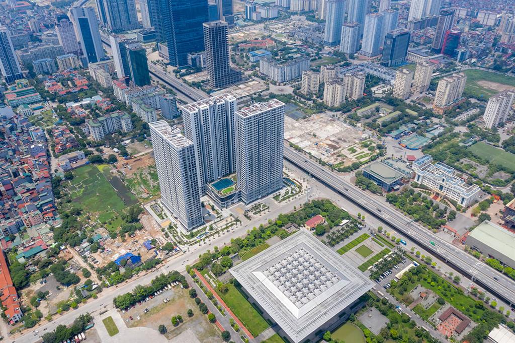 Bán căn thương mại tầng 4, 250m2 toà w2 vinhomes west point, dòng tiền 140tr/tháng.  0962 636 ***