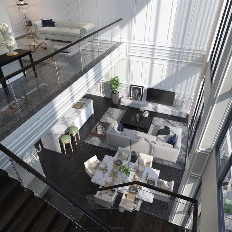 Penthouse 200m2. 3pn, 3wc, toà t2  park kiara, full đồ. 2slot ôtô vĩnh viễn 25,9tỷ.  0962 636 ***