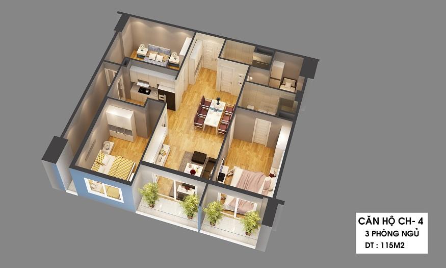 Căn hộ trục 04, view đẹp 112m2. 3pn, 2wc tại golden field, cửa tb, ban công đn, giá rẻ 8,9 tỷ