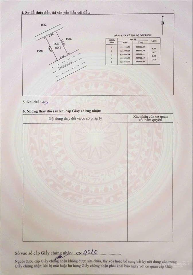 Tôi bán gấp lô đất 80m2 full đất thổ cư giá 1tỷ2 ngay trung tâm xã tân phú trung sổ hồng riêng