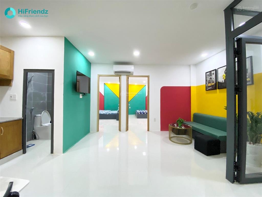 2pn diện tích khủng 70m2  nội thất cơ bản linh động 3 máy lạnh  hầm xe thang máy