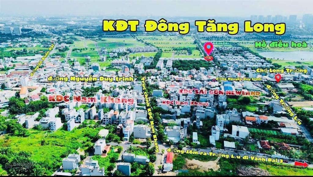 Bán đất kdc nam khang hẻm 1426 nguyễn duy trinh cạnh kingfood