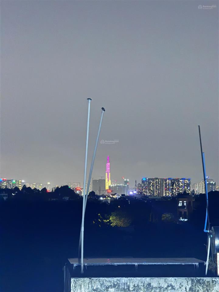 Chính chủ bán nhà mới xây kiên cố 4 tầng sau chợ long trường view landmar đầy đủ tiện ích giá tốt