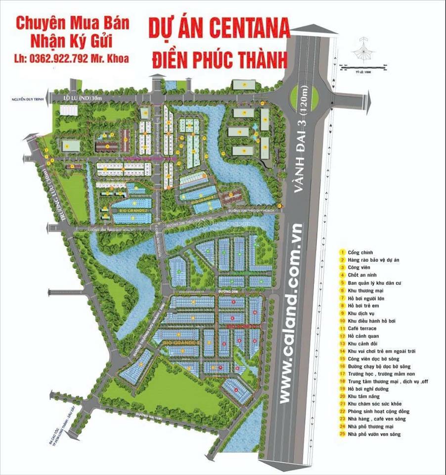 Bán đất kdc centana điền phúc thành p. long trường q9 điện âm giá siêu tốt