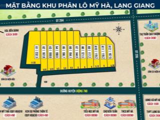 Sở hữu ngay 1 miếng đất tại mỹ hà, lạng giang  gần trung tâm thành phố bắc giang