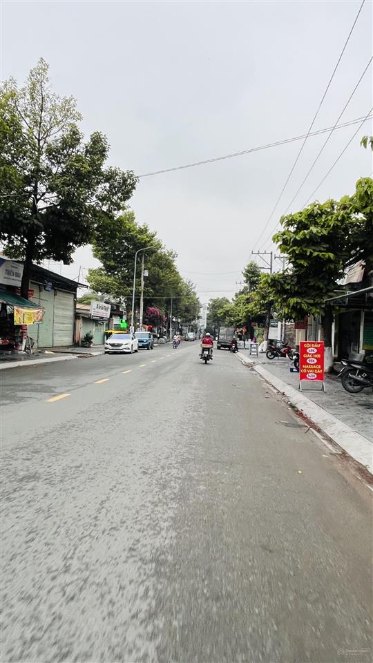 Mặt tiền võ thị sáu ! đông hoà dĩ an ! kinh doanh xây toà nhà phù hợp ạ !