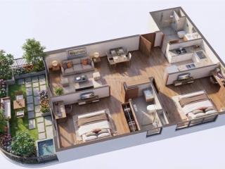 Hiếm có khó tìm !!! căn hộ 2pn sân vườn đáng sống nhất fours tower  giá chỉ từ 3,3 tỷ
