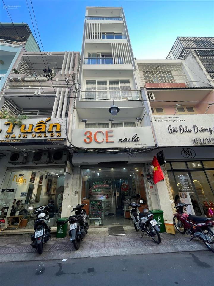 Gấp bán mt nội khu 135 trần hưng đạo  bùi viện quận 1 (4 x 15m) 6 lầu. hđt 55tr/1th. giá 26.8 tỷ