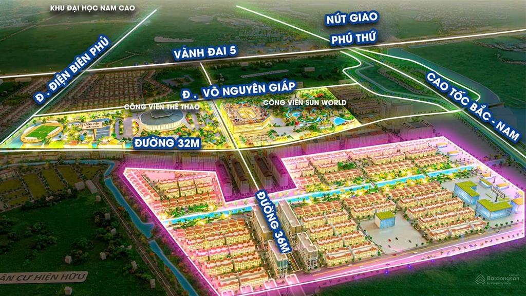 Đón sóng hạ tầng! liền kề c1903  giá 5.5 tỷ  tốt nhất trung tâm sun urban city  view công viên