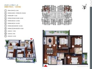 Bán căn góc 141m2 3pn chung cư gold tower 275 nguyễn trãi, thanh xuân, hà nội