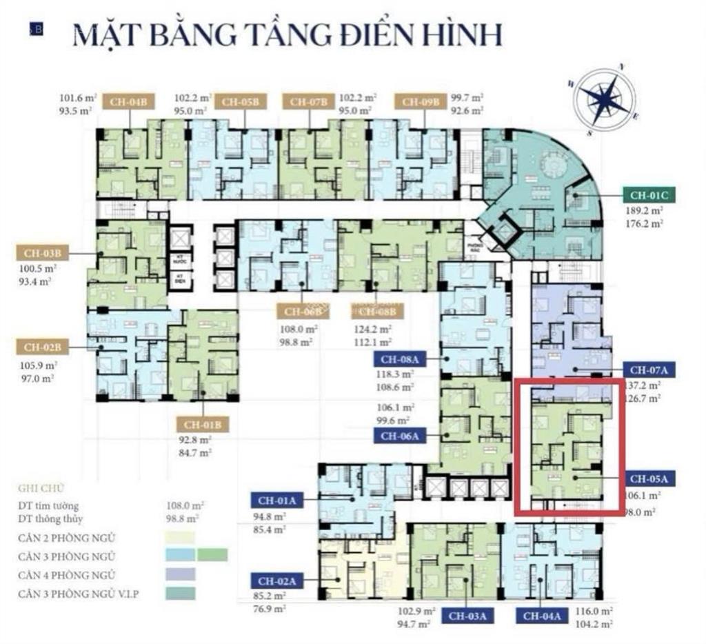 Bán căn hộ 106m2, 3pn số 05a chung cư bluegem thanh trì, nguyên bản cđt