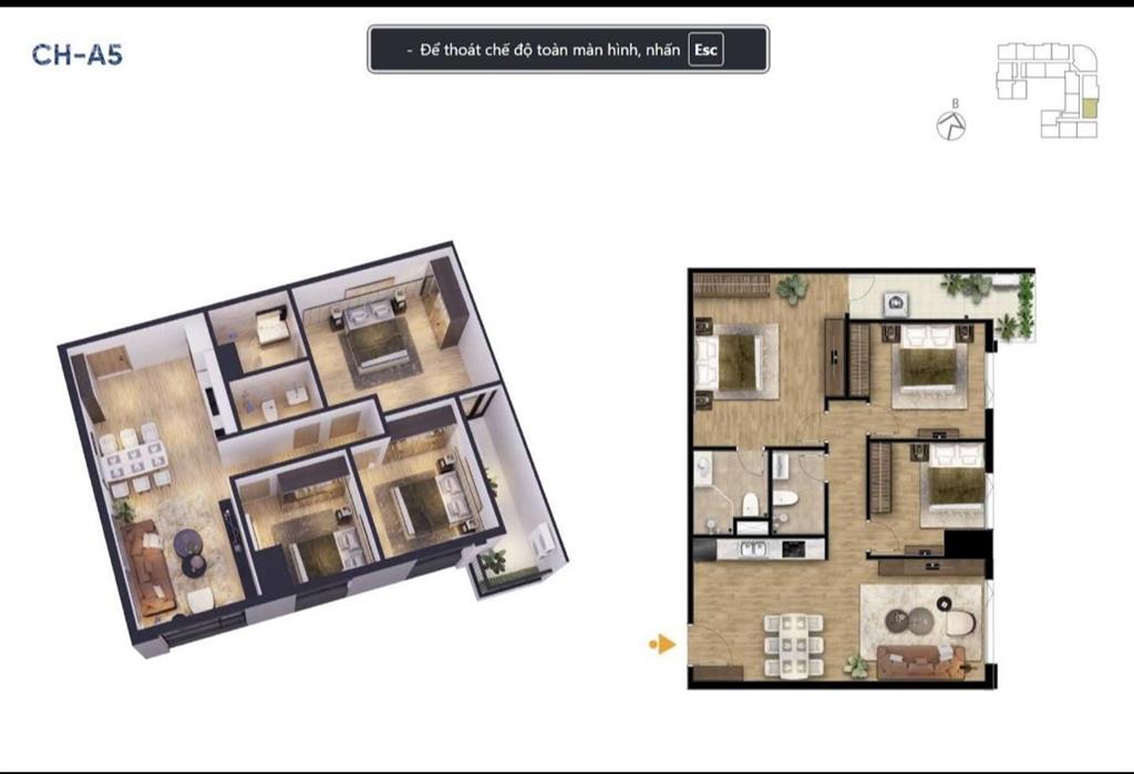 Bán căn hộ 106m2, 3pn số 05a chung cư bluegem thanh trì, nguyên bản cđt