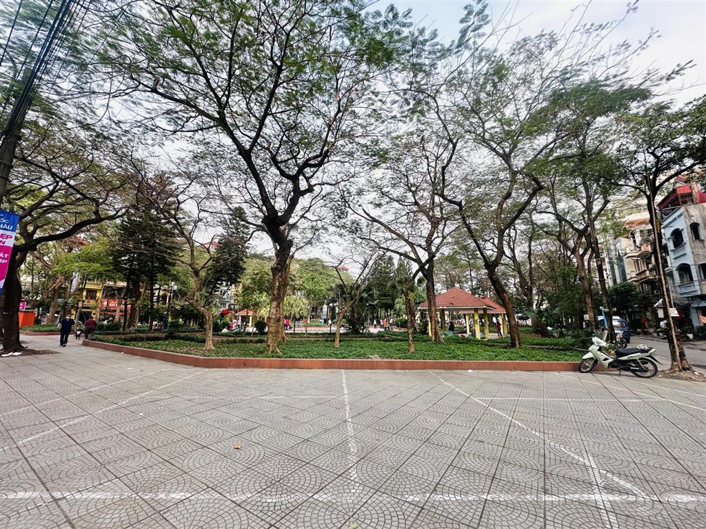 View vườn hoa đền lừ!bán nhà phân lô đền lừ  ô tô tránh dừng đỗ  70m2x5 tầng, mt 4,5m  26,7 tỷ