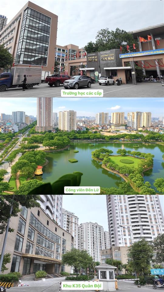 Chính chủ bán nhà phố tân mai hoàng mai 82m2 7 tầng 27 tỷ 4 ôtô tải tránh 2 mặt thoáng nở hậu kd