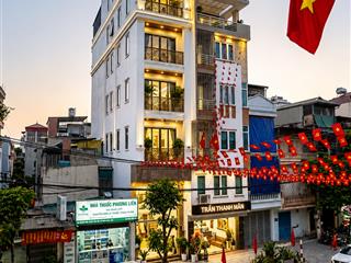 Chính chủ bán nhà phố tân mai hoàng mai 82m2 7 tầng 27 tỷ 4 ôtô tải tránh 2 mặt thoáng nở hậu kd