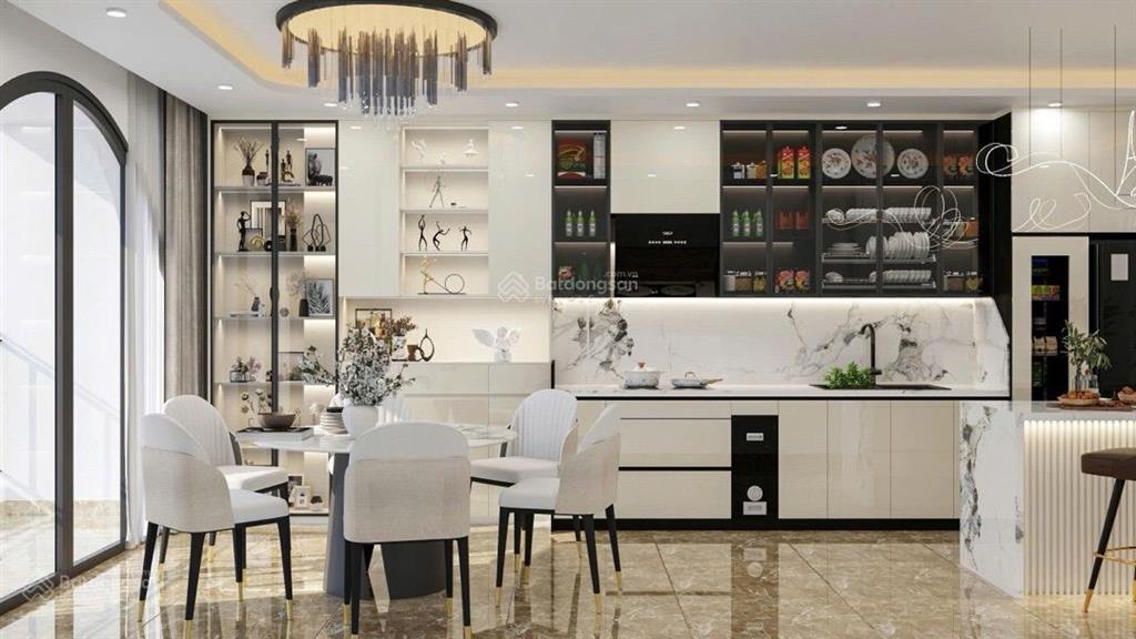 Nhà ở phường bồ đề long biên 75m2  xây 6 tầng thang máy  gara ôtô 7 chỗ  10m ra phố hồng tiến