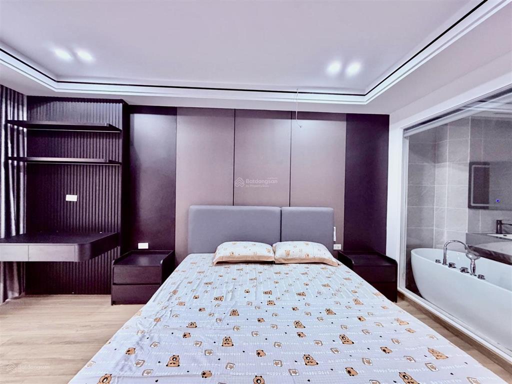 Nhà ở ngọc lâm70m5 tầng chắc chắnmặt tiền đẹp kinh doanh ngày đêm dòng tiền khủng 22 tỷ
