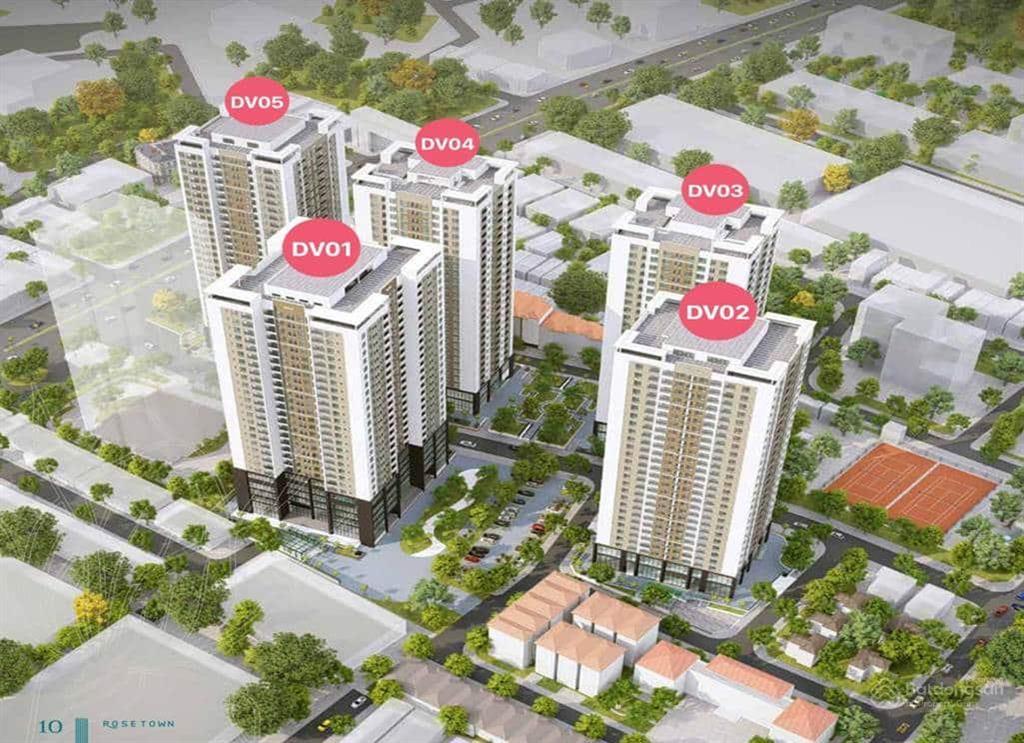 Bán cc 71m2 2pn 2wc tại rose town 79 ngọc hồi, giá ưu đãi 5,3 tỷ