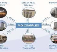 Bán căn hộ đẹp tại md complex mỹ đình, 9,45 tỷ 3 ngủ tầng đẹp