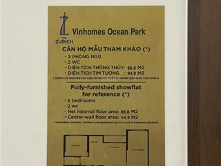 Rẻ nhất thị trường. 3 phòng ngủ zurich 2, giá 6,780 tỷ. diện tích 92m2