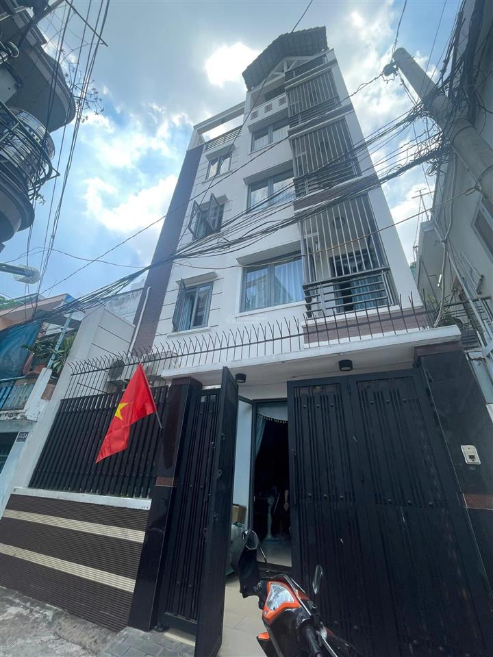 Hxh 5m 1 trục  ngang lớn! bán nhà mới nguyễn thượng hiền (6,5x7,5m)  5 tầng btct. khu dân trí cao