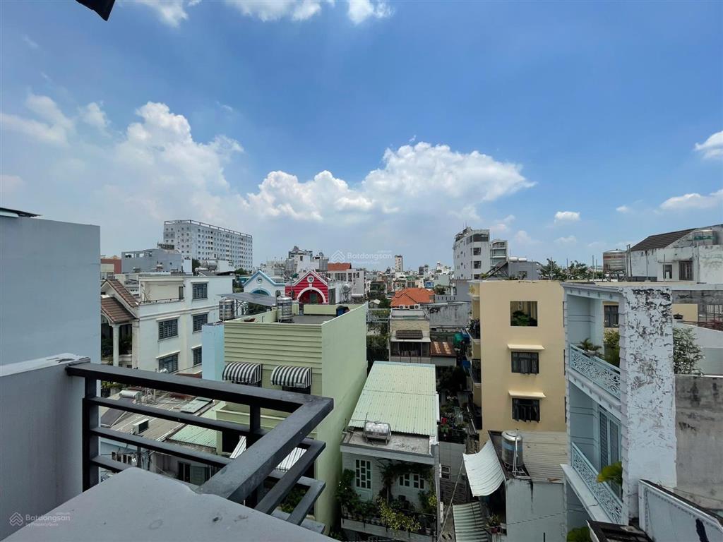 Hxh 5m 1 trục  ngang lớn! bán nhà mới nguyễn thượng hiền (6,5x7,5m)  5 tầng btct. khu dân trí cao