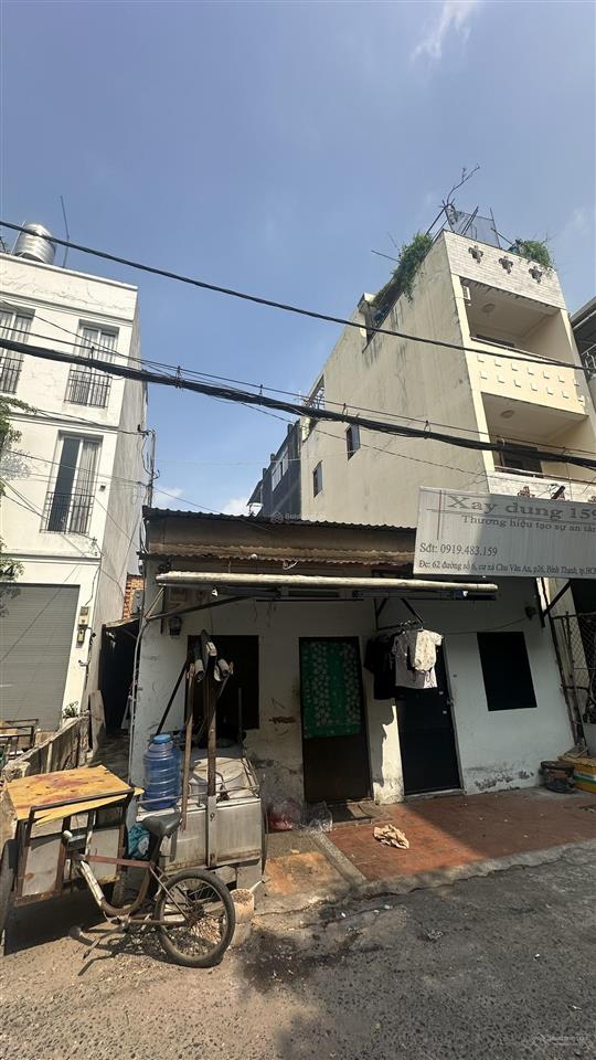 Chỉ 7,5 tỷ! đường 8m khu cư xá chu văn an! bán nc4 tiện xây mới (3,6x12m). phù hợp mở vp, kd, ở,...
