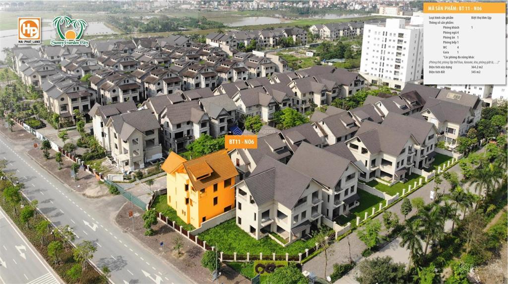 Bán căn bt 300m đường thông thoáng, cạnh công viên trung tâm