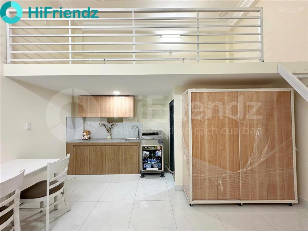Căn hộ duplex máy giặt riêng không giới hạn người và xe tại đường tây hoà gần ga metro bình thái
