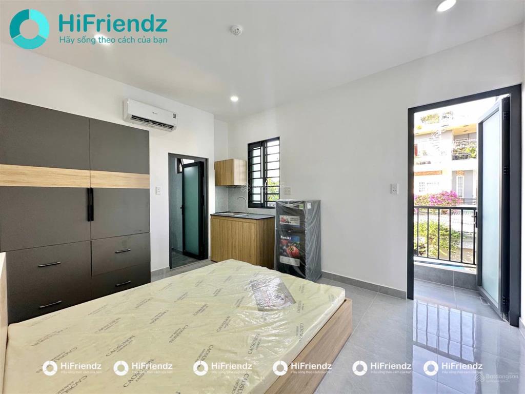 Studio ban công 30m2 full nội thất mới 100% cạnh đỗ xuân hợp, gần metro bình thái quận 9