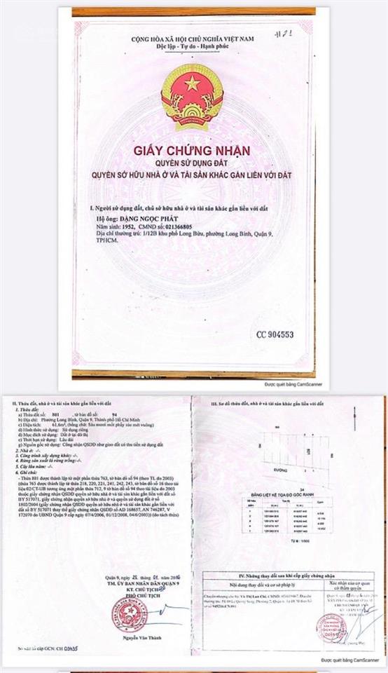 Nhà phố tại long bình cách vinhome q9 500m