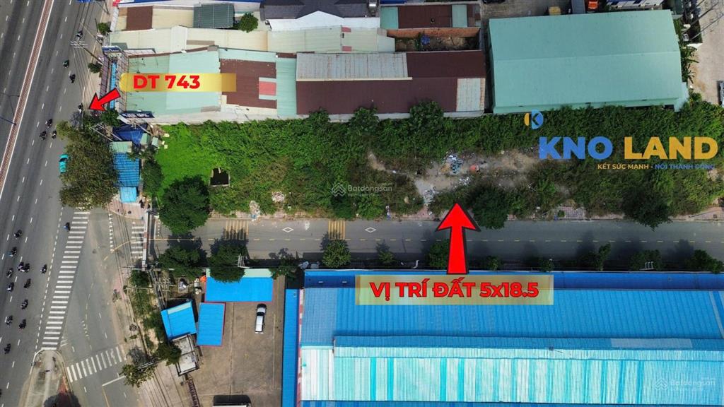 Hạ giá lô đất trục chính kdc phúc đạt tân đông hiệp dĩ an quá vip